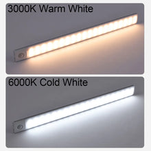 Cargue la imagen en el visor de la galería, Lampe d'intérieur à capteur de mouvement USB sans fil, 3 couleurs en une