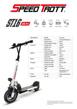Load image into Gallery viewer, trottinette électrique speedtrott st16 gx descirption