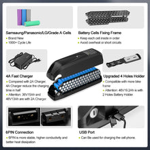 Cargue la imagen en el visor de la galería, Batterie vélo électrique 36V 48V 52V BMS
